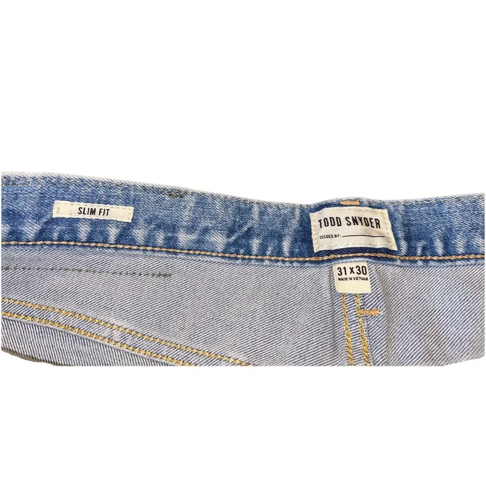Todd Snyder Slim Fit Stretch 5 Pocket‎ Jeans Men Size 31 X 30 (actual 31 x 29.5)